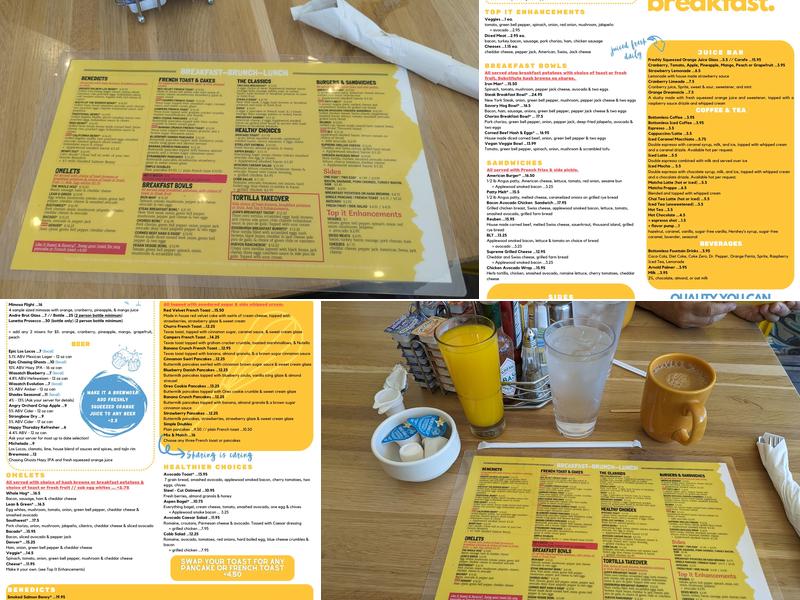 Eggsburgh Menu