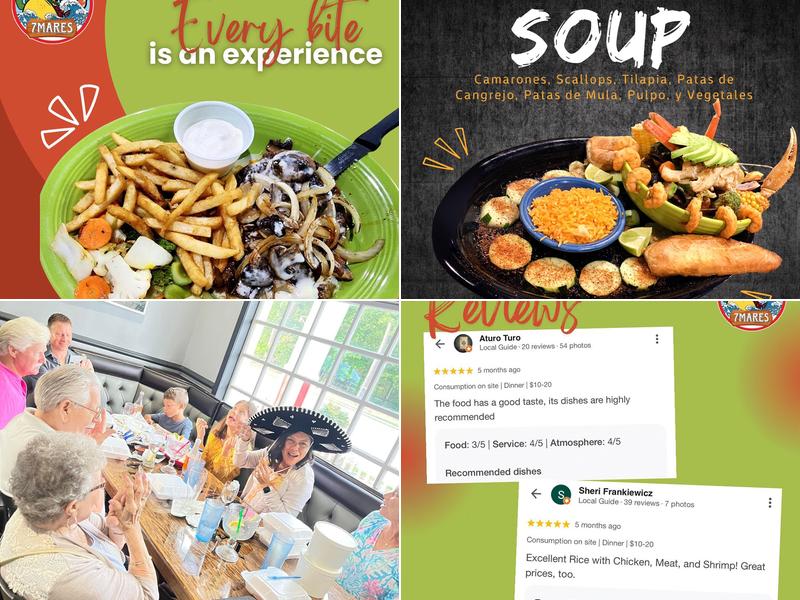 7 Mares Mexican Grill 1338 Richmond Rd, Williamsburg