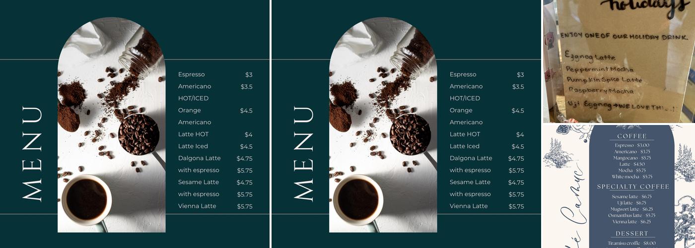 Café Canuc Menu