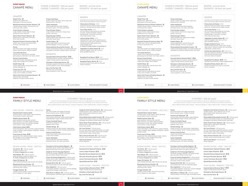 Tap & Barrel • Bridges Menu