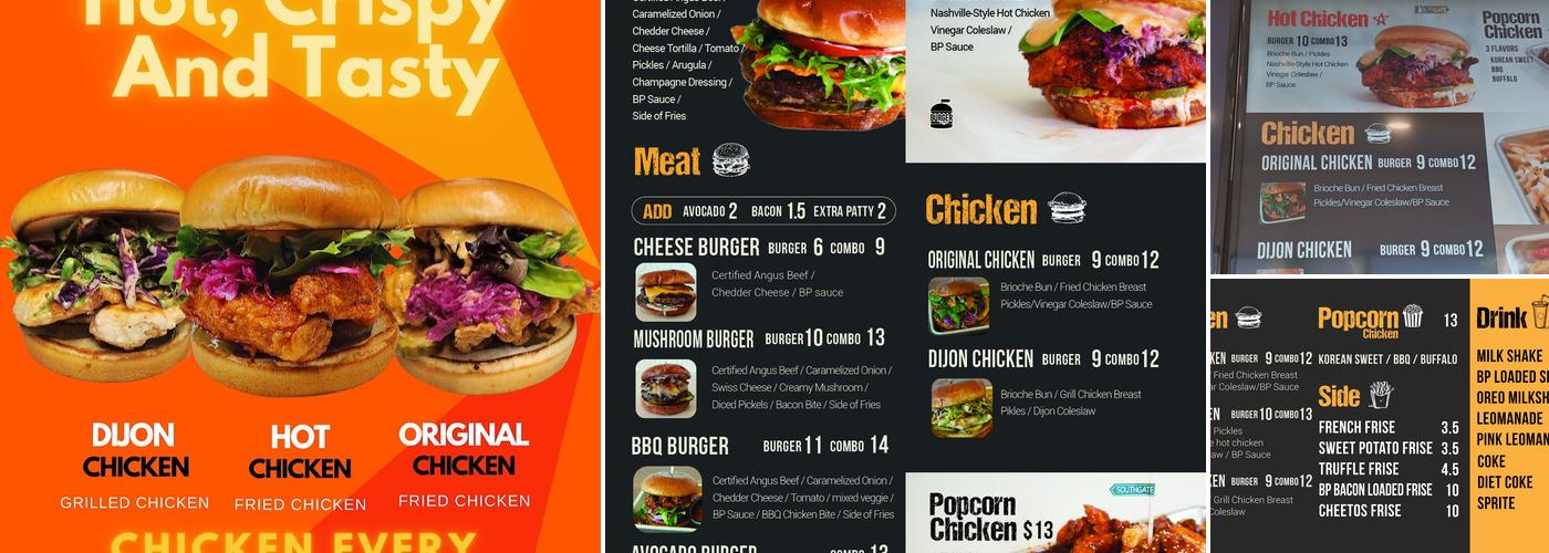 Burger Point Menu