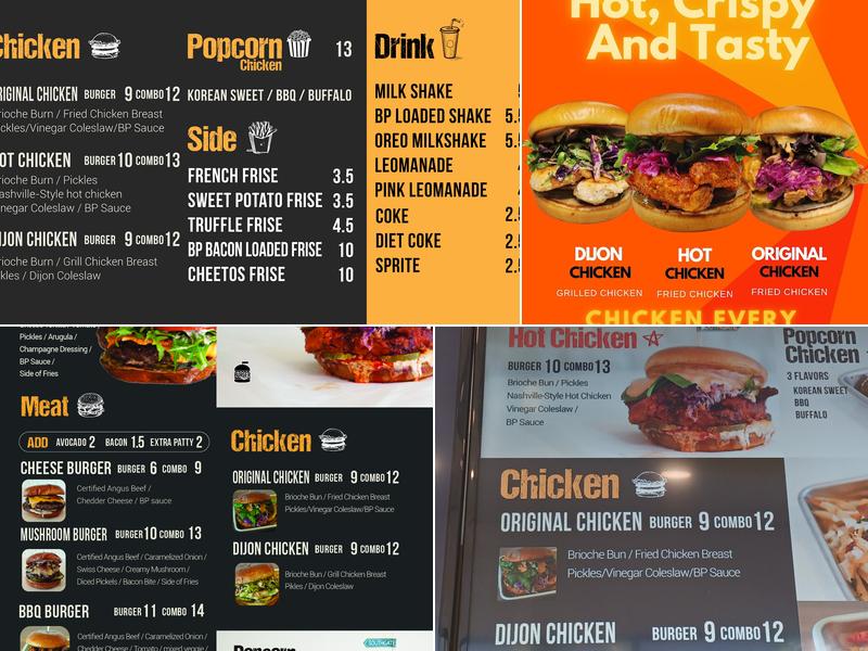 Burger Point Menu