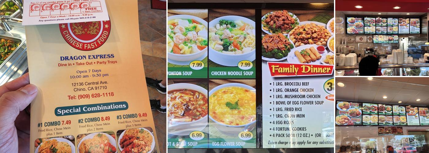 Dragon Express Menu