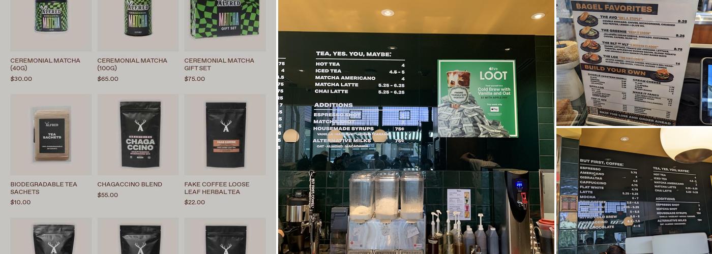 Alfred Coffee Menu