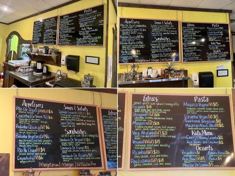 Lili's Brazilian Bistro Menu