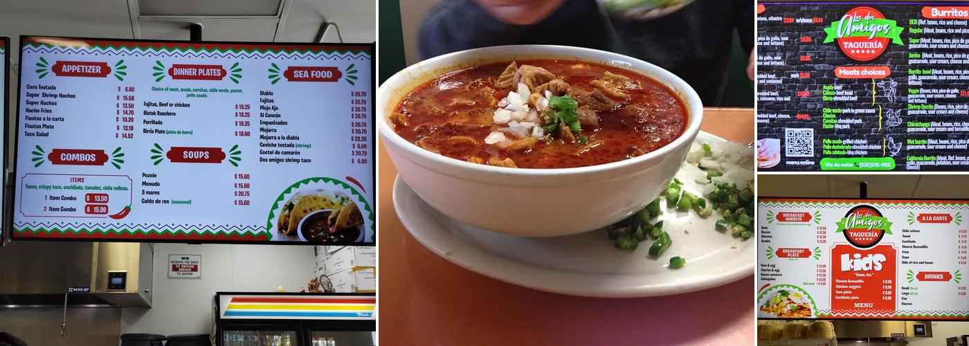 Taqueria Dos Amigos Menu