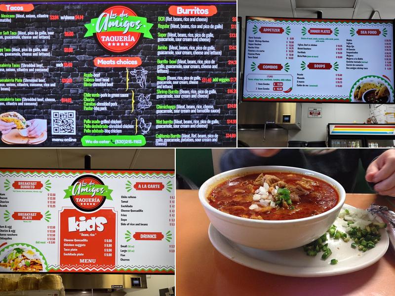 Taqueria Dos Amigos Menu