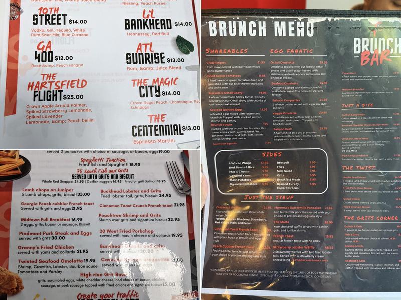 T’S BRUNCH BAR Menu