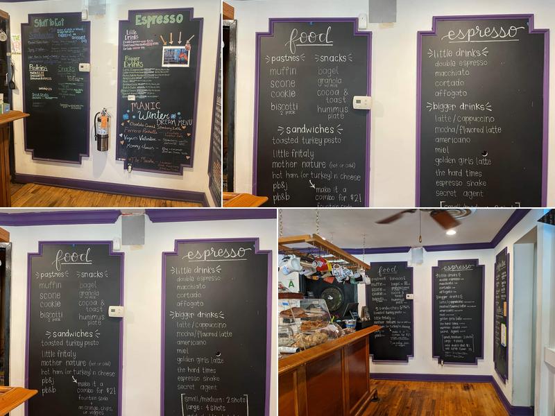 Old Louisville Coffee Co-op Menu