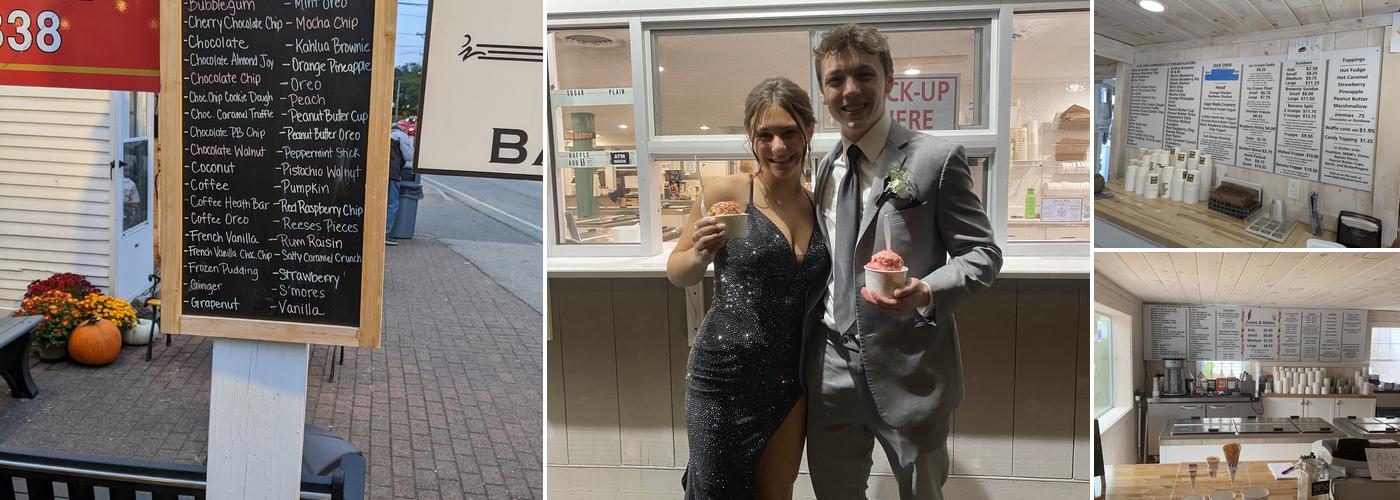 Big Daddy’s ice cream Menu