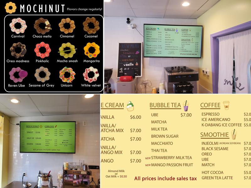 ELLI MOCHI DONUT Menu