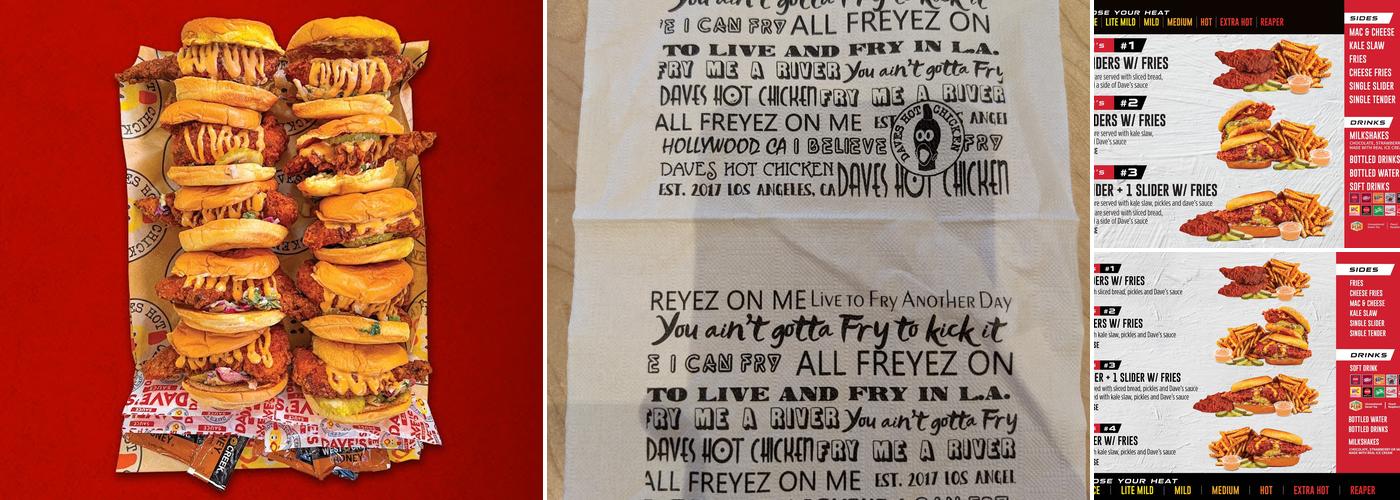 Dave's Hot Chicken Menu