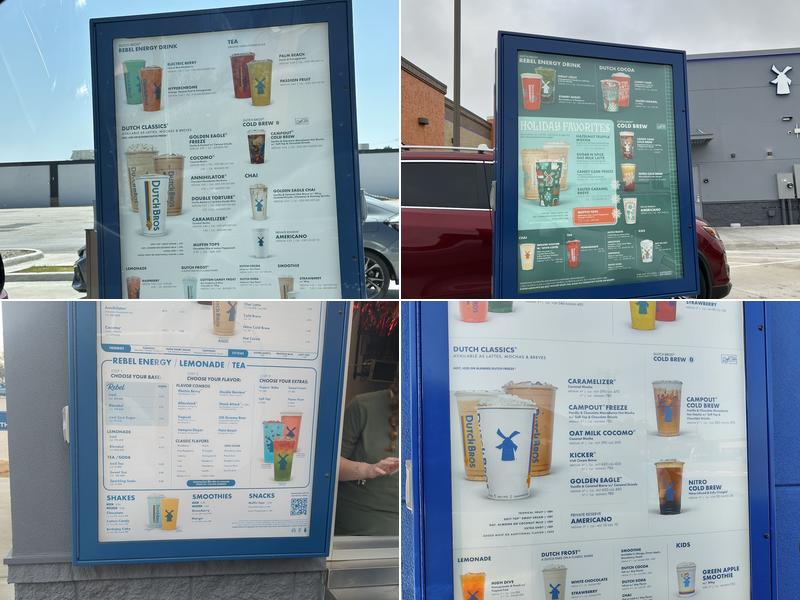 Dutch Bros Coffee Menu