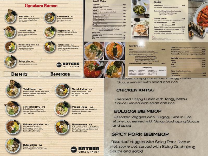Maru Ramen & Korean Cuisine Menu