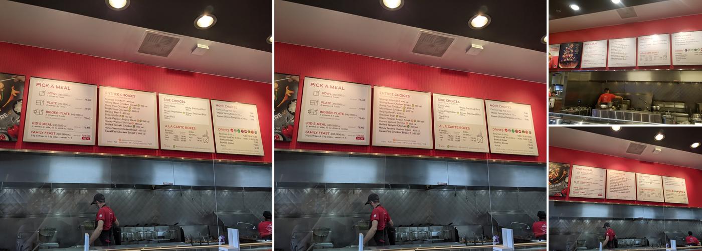 Panda Express Menu