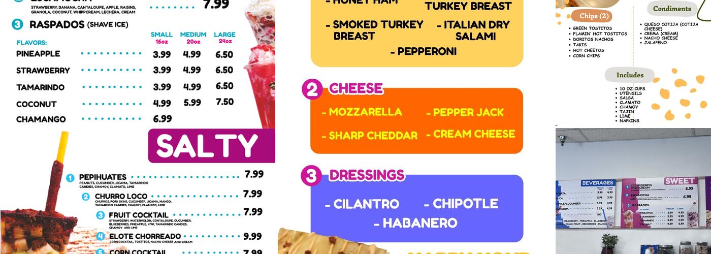 Crazy Bato Menu