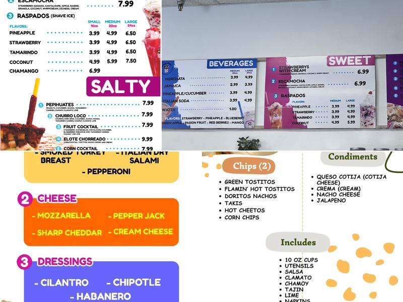 Crazy Bato Menu