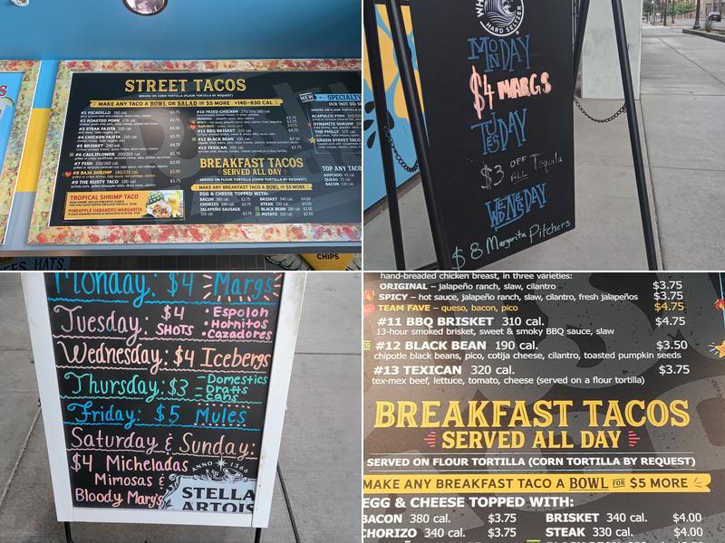 Rusty Taco Menu