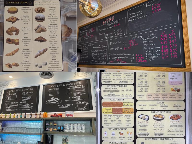 Dulce De Leche Café Menu