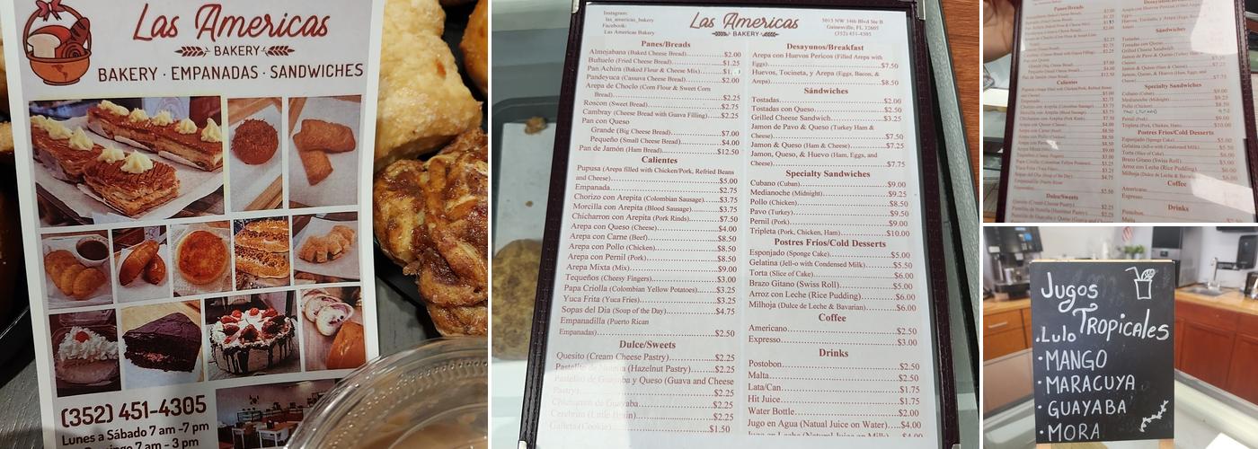 El Morro Bakery Menu
