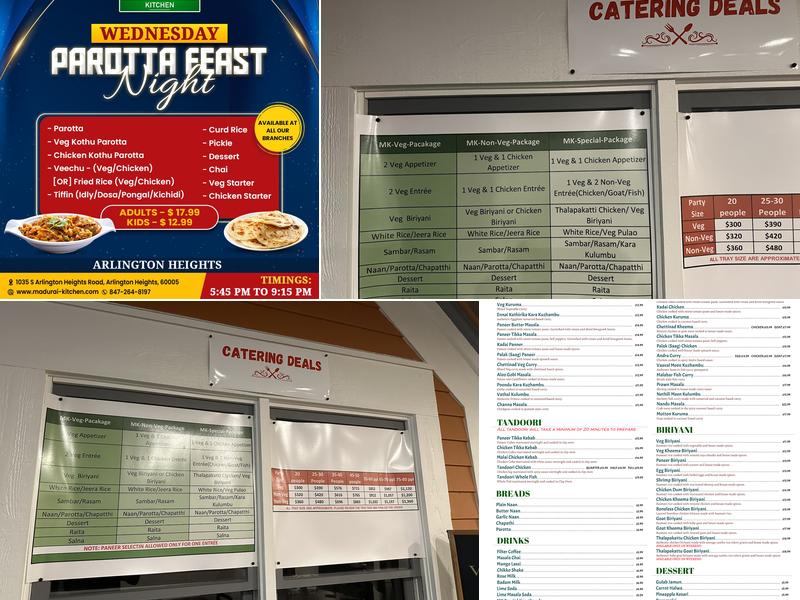 Madurai Kitchen Menu