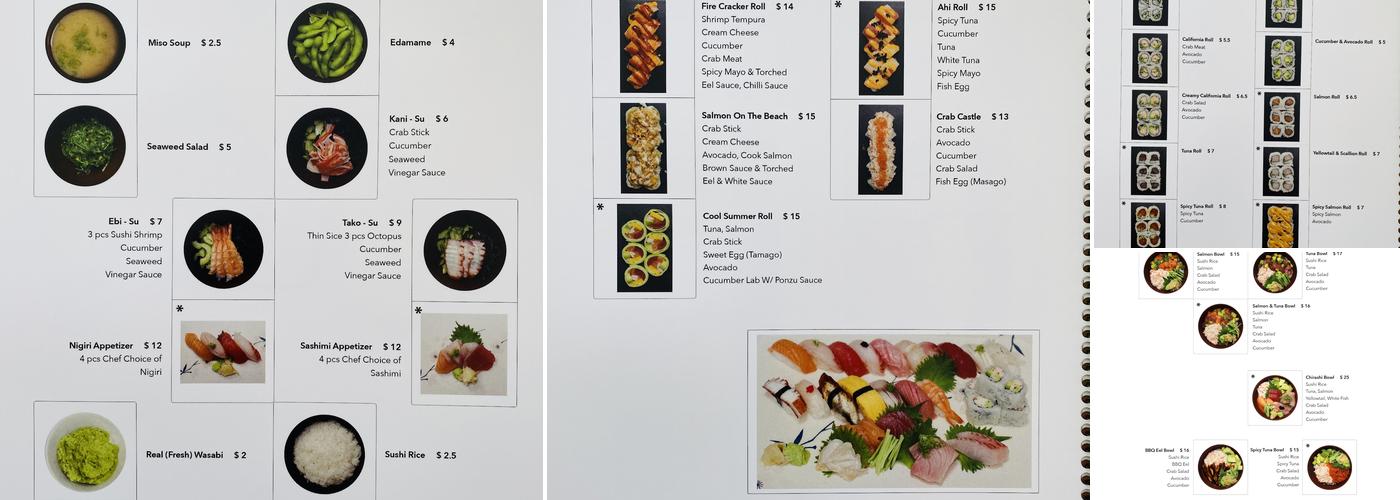 Sushi Neko Menu