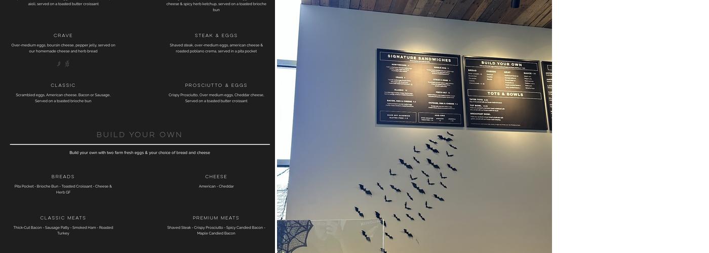 Crave Menu