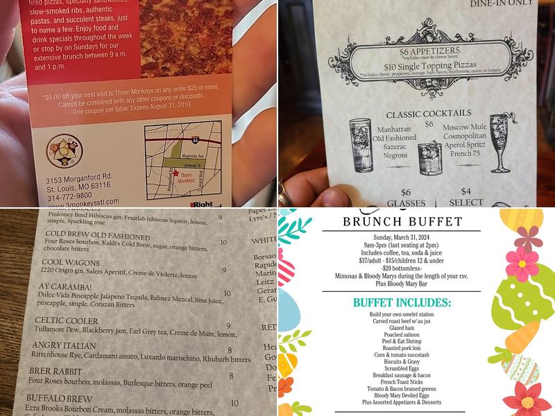 Black Sheep Whiskey & Wine Menu