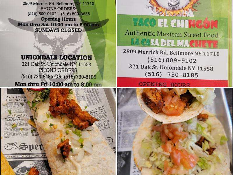 TACO EL CHINGÓN #4 Menu