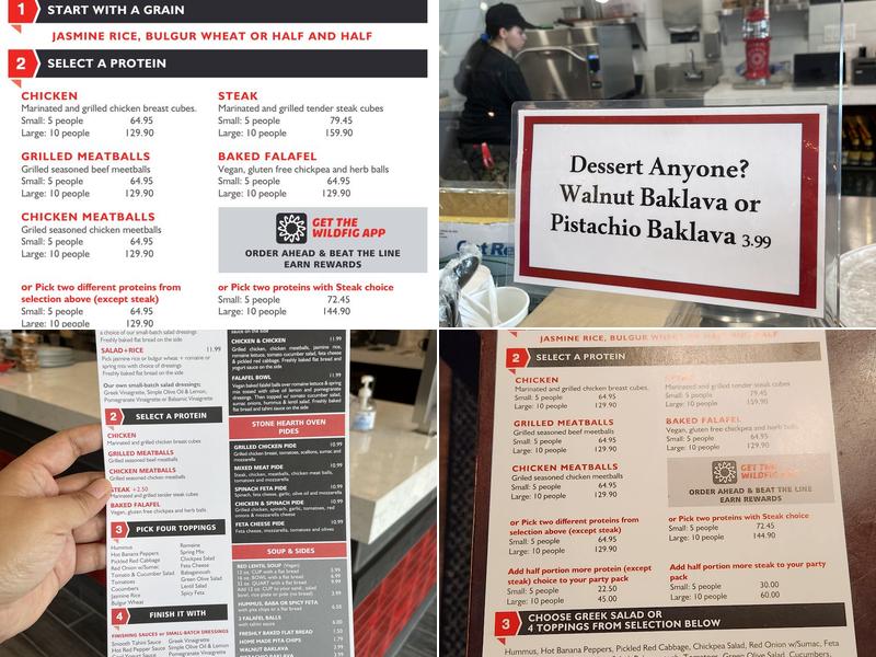 Wild Fig Mediterranean Grill Menu
