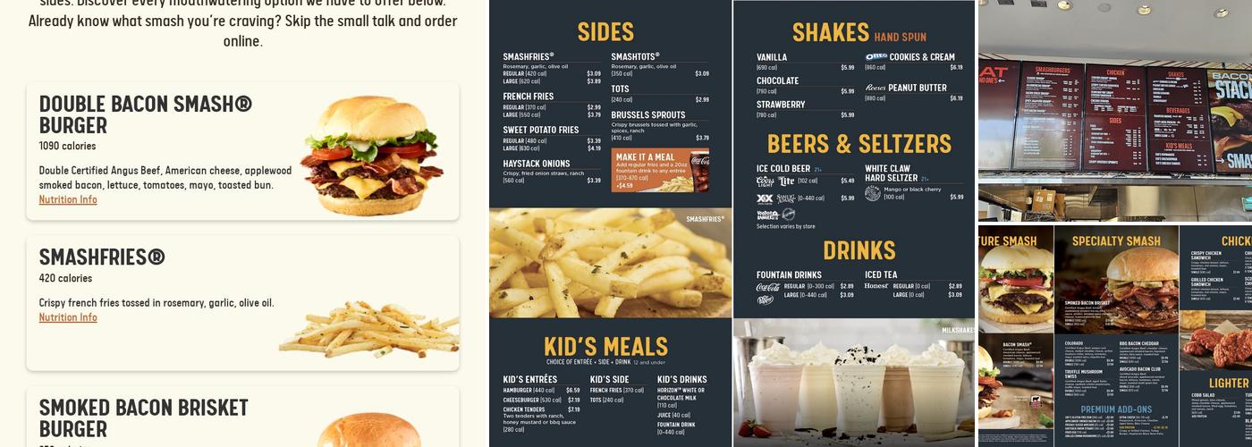 Smashburger Menu