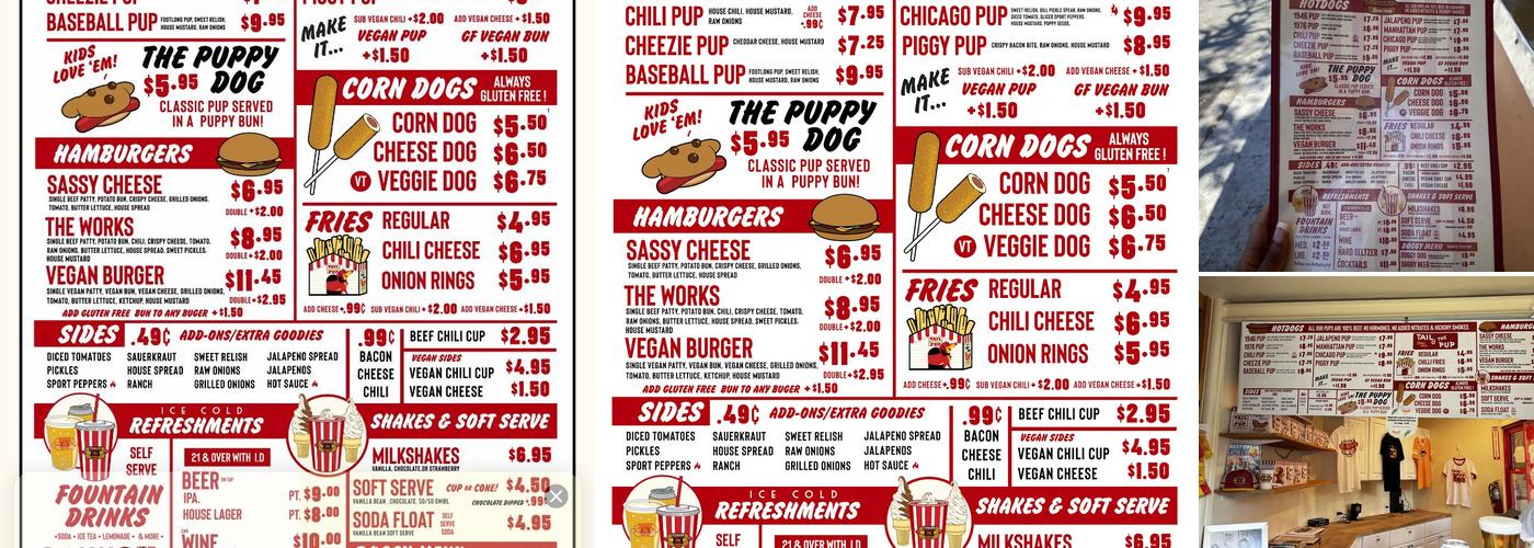 Tail O' the Pup Menu