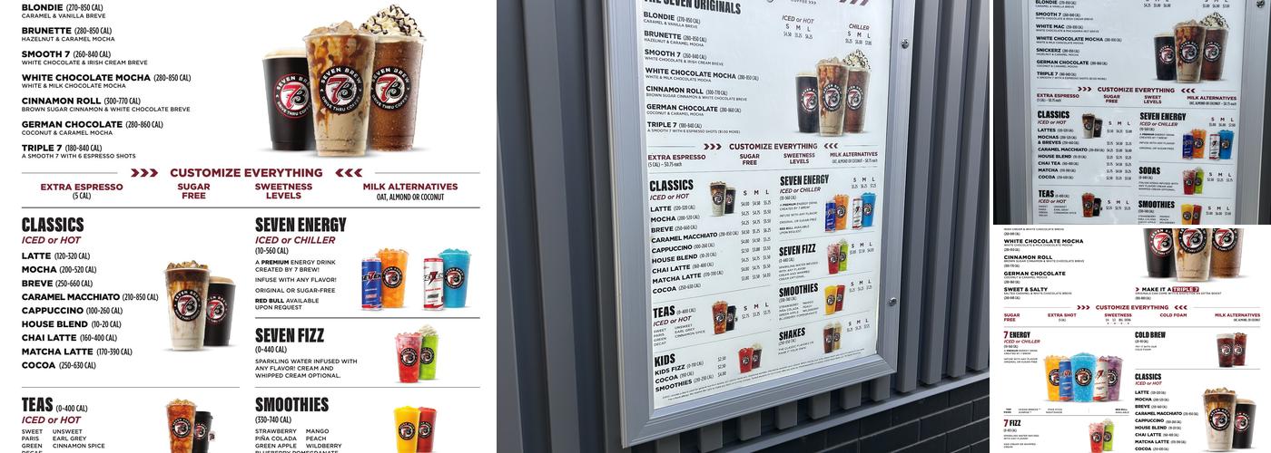 7 Brew Coffee Menu