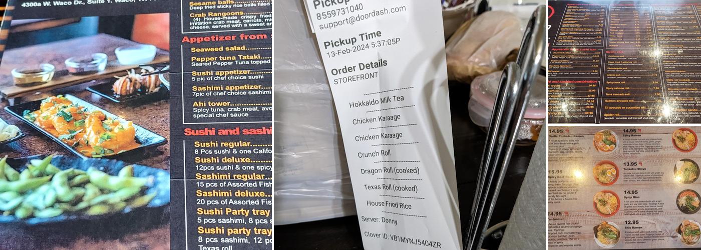 Hokkaido Ramen & Sushi Bar Menu