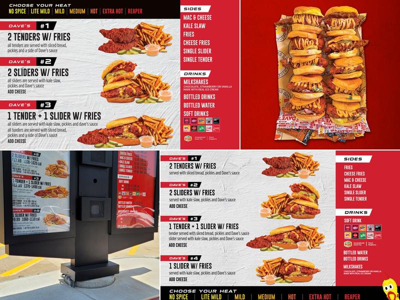 Dave's Hot Chicken Menu