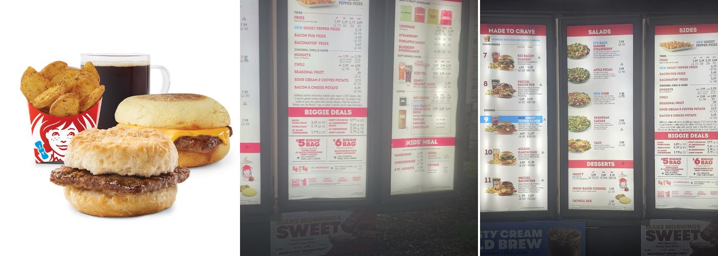 Wendy's Menu