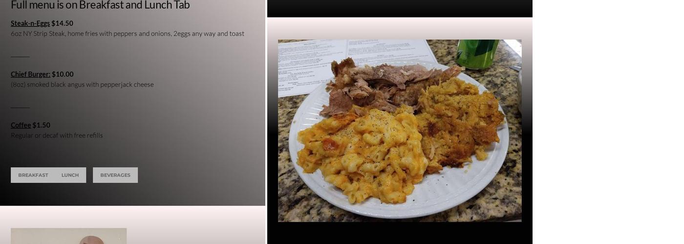 Tom Tom's place Menu