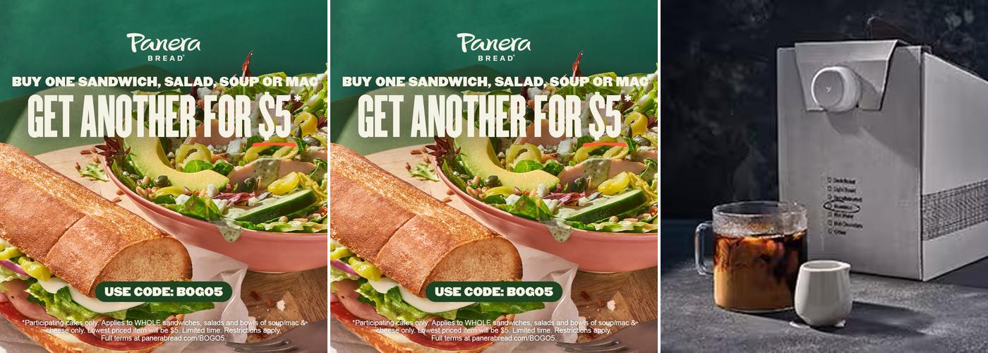 Panera Bread Menu