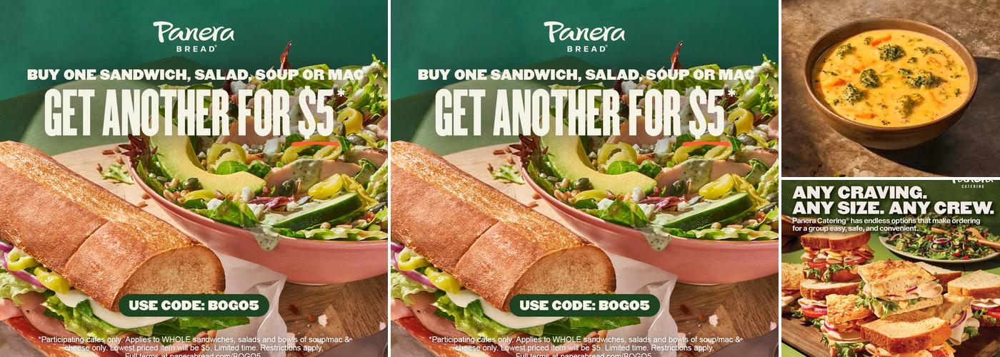 Panera Bread Menu