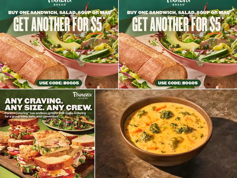 Panera Bread Menu