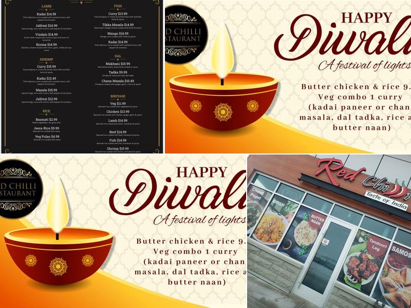 Red chilli restaurant Menu
