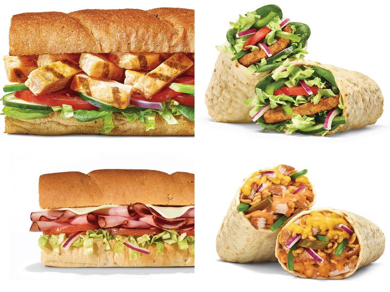 Subway Menu