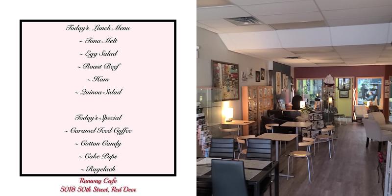 Runway Cafe Menu