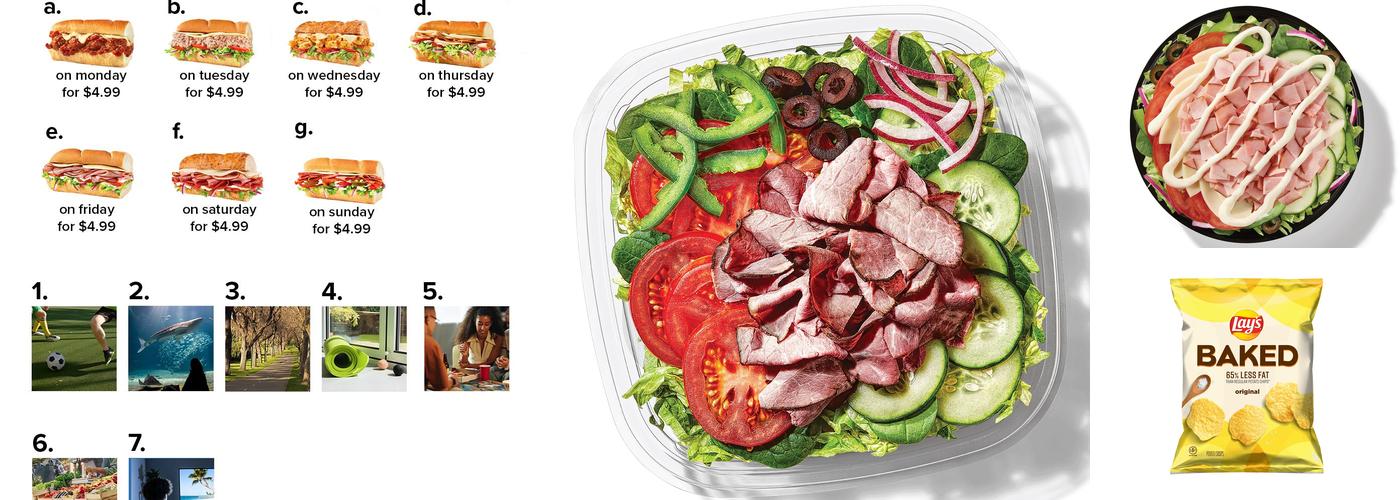 Subway Menu