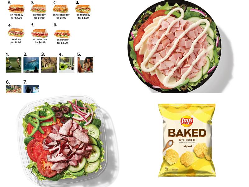 Subway Menu