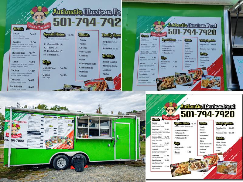 Elena's Taqueria Menu