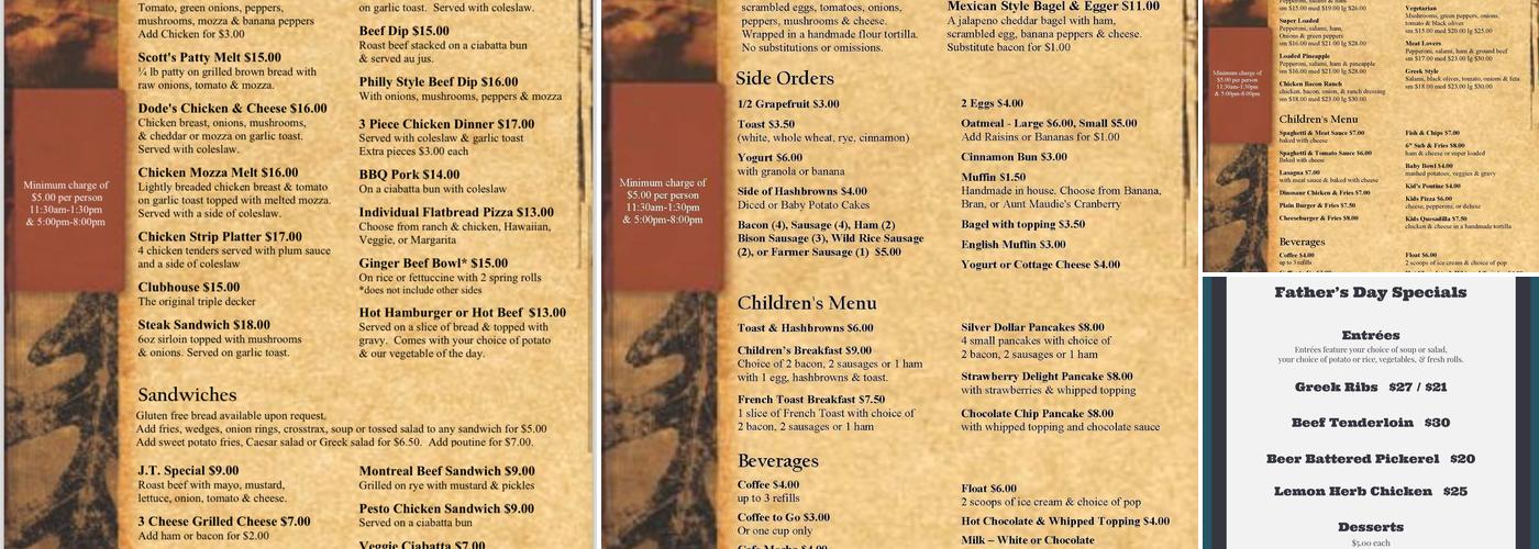 Third & Main Menu