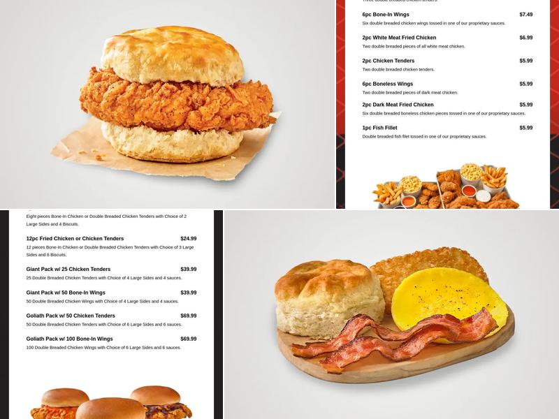 Raise The Roost Menu