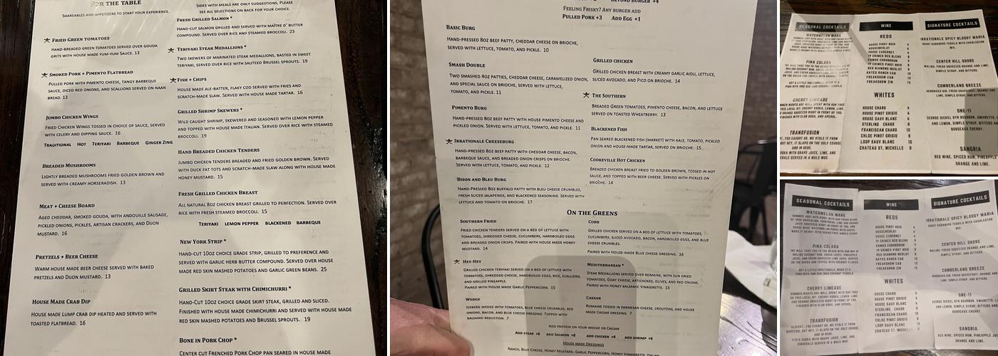 irrationale kitchen+taps Menu