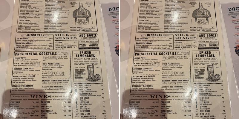 Leighton's Pub Menu